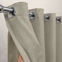 CORTINA OURO TEXTIL LINHO PREMIUM SALA 3 M  3,00X2,70 100% BL