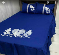 Colcha de Cama box Oxford com Babado