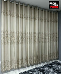 Cortina de Parede Cristal- Tam 3.00x2.60