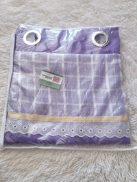 Cortina de Janela Oxford com Babado