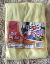 Lençol De Elástico Box Casal