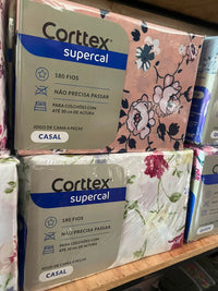 Jogo de cama casal Corttex supercal com 4 pçs